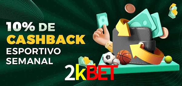 10% de bônus de cashback na 2kbet