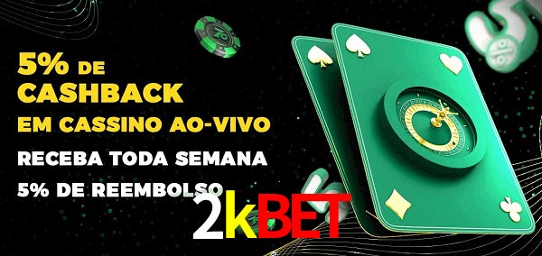 Promoções do cassino ao Vivo 2kbet